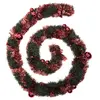 Image de Guirlande de Noël grande taille L. 2,7 M - Vert et rouge