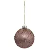 Image de Boule de Noël Perles Nouvelles Orléans 8cm Rose