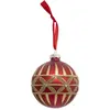 Image de Atmosphera Boule de Noël Féerie Folk - Rouge