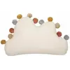 Image de Design nuage 12 pompons - 50x12x30 cm - Ivoire