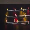 Image de Guirlande de Noël Lumineuse Timer 20m Blanc Chaud & Rouge
