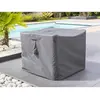 Image de Housse Hambo pour table haute extérieure gris - 180 x 120 x 120 cm - Hespéride