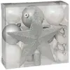 Image de Kit 18 Pièces Déco Noël 21cm Argent