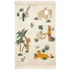 Image de Tapis Enfant Carte Jungle 100x150cm Multicolore