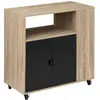 Image de Desserte de rangement avec portes en bois ALIAJ - Beige