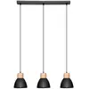 Image de Lampe de Plafonnier 3 Têtes Desy 100cm Noir