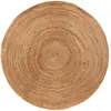 Image de Tapis Rond en Jute Végétale 160cm Naturel