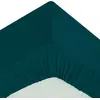 Image de Drap Housse 1 Personne Percale 90x190cm Bleu Egéen