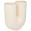 Image de Atmosphera Vase Rivi en céramique - Blanc chaud