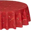 Image de Nappe Antitache Ronde Maison des Couleurs 180cm Rouge