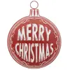 Image de Boule de Noël Merry Christmas 40cm Rouge