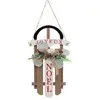 Image de Suspension Déco Noël Luge 35cm Marron