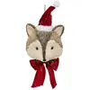 Image de Décoration Murale de Noël Renard 49cm Rouge