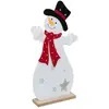 Image de Bonhomme de Neige Feutrine LED 37cm Blanc