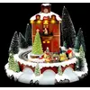 Image de Village de Noël Gare avec Train 35cm Multicolore