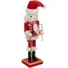 Image de Personnage Déco Casse Noisette Père Noël 25cm Rouge