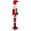 Image de Personnage Déco Casse Noisette Père Noël 106cm Rouge