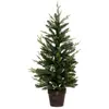 Image de Sapin de Noël Artificiel en Pot Helsinki 104cm Vert