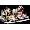 Image de Village de Noël Lumineux Rue Piétonne 45cm Multicolore