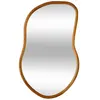Image de Miroir organique en bois LIVIA - 75 x 45 cm - Beige
