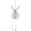 Image de Sujet de Noël en Bois Renne 30cm Blanc