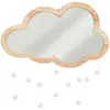 Image de Atmosphera Miroir mural enfant nuage - Beige