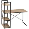 Image de Bureau avec étagères ALIAJ - Beige
