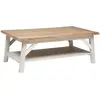 Image de Atmosphera Table basse bois - Blanc