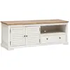 Image de Meuble TV 2 Portes & 1 Tiroir Olbia 140cm Blanc