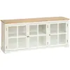 Image de Atmosphera Bahut 3 portes en bois - Blanc