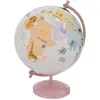 Image de Globe Terrestre Enfant Animaux 28cm Rose