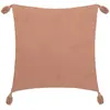 Image de Coussin Déco à Pompons Millo 40x40cm Rose