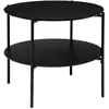 Image de Atmosphera Table basse ronde - Noir