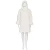 Image de Plaid Sweat Bouclette 85x118cm Ivoire