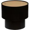 Image de Atmosphera Table d'appoint coffre ronde - Noir