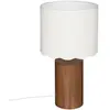 Image de Lampe à Poser Cylindrique Vania 50cm Marron