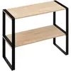Image de Étagère à 2 niveaux en bois BLACKWOOD - Beige