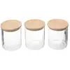 Image de Lot de 3 Bocaux en Verre Hermet 350ml Transparent & Naturel
