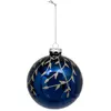 Image de Atmosphera Boule de Noël en verre - Bleu
