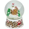 Image de Boule à Neige Pain d'Épice 11cm Multicolore
