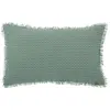 Image de Coussin Nid d'Abeille Widdy 30x50cm Vert Céladon
