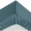 Image de Drap Housse Intérieur 140x190cm Bleu Orage