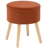 Image de Tabouret Coffre Scandinave Tess 44cm Ambre