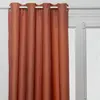 Image de Rideau Isolant à  illets Eliat 140x260cm Terracotta