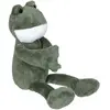 Image de Peluche Enfant Grenouille 35cm Vert