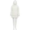 Image de Plaid Sweat Imitation Fourrure Teddy 70x106cm Blanc