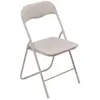 Image de Chaise pliante en PVC - Beige