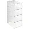 Image de Five simply smart lot de 4 boîtes range-chaussures - Transparent