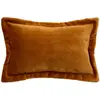 Image de Coussin Déco Flanelle Cuddly 38x58cm Jaune Cumin