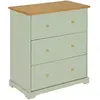 Image de Commode 3 Tiroirs Mohéa 81cm Vert Céladon